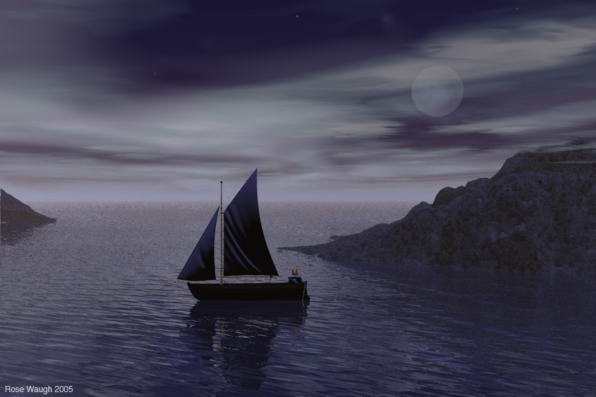 Moonlight sail